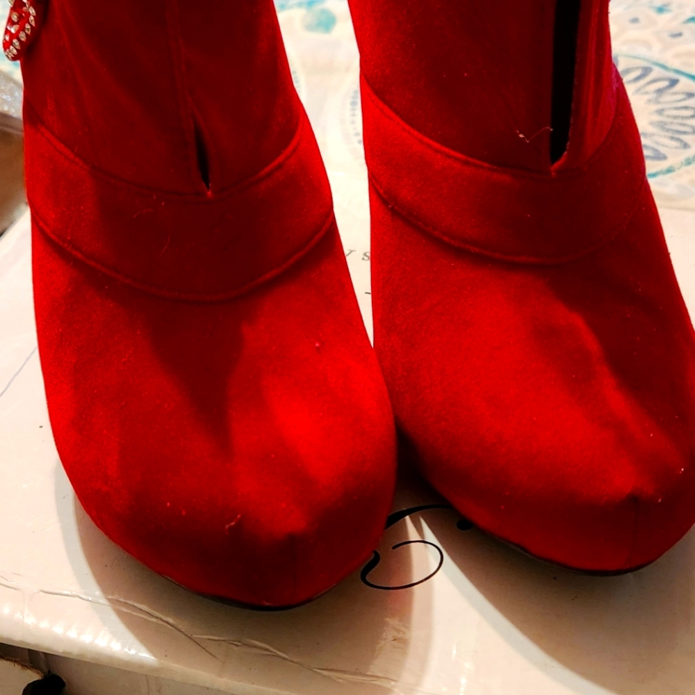 Red Booties - Picture 3 of 3